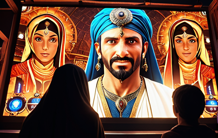 A captivating scene of diverse "Reverse: 1999" players, their faces alight with excitement and anticipation, gathered around a large, glowing screen. The screen reveals a meticulously detailed new character from the game's mystical, time-bending world, surrounded by arcane visual effects. Subtle hints of Arabian design aesthetics are woven into the modern gaming setup, reflecting a passionate global community. Cinematic lighting, vibrant colors, ultra-realistic, fantasy art style.