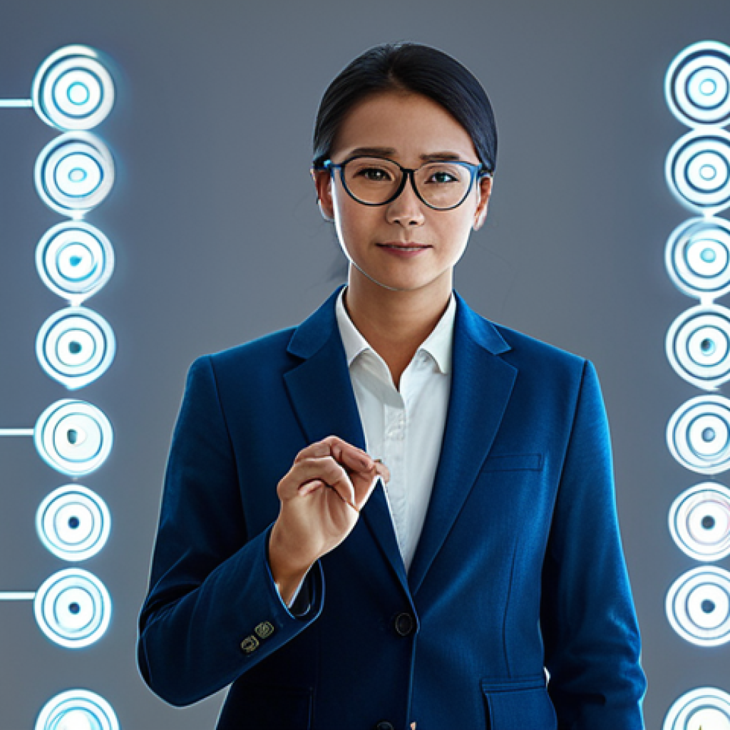 A professional individual in a modest, smart casual outfit, standing in a sleek, minimalist study. Their expression is one of deep concentration and intellectual mastery as they interact with a series of intricate, glowing abstract projections representing character progression paths and strategic insights. Subtle energy flows around their hands, symbolizing the unlocking of potential and strategic upgrades. The scene emphasizes intellectual engagement and precision. fully clothed, appropriate attire, safe for work, perfect anatomy, correct proportions, natural pose, well-formed hands, proper finger count, natural body proportions, professional photography, high quality, professional, family-friendly.