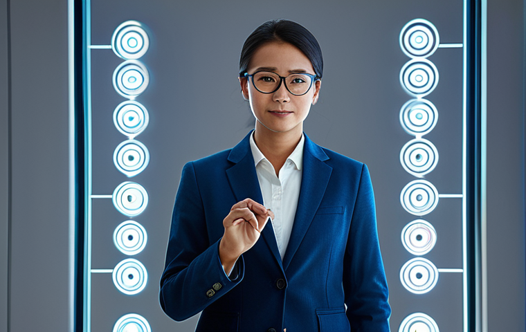 A professional individual in a modest, smart casual outfit, standing in a sleek, minimalist study. Their expression is one of deep concentration and intellectual mastery as they interact with a series of intricate, glowing abstract projections representing character progression paths and strategic insights. Subtle energy flows around their hands, symbolizing the unlocking of potential and strategic upgrades. The scene emphasizes intellectual engagement and precision. fully clothed, appropriate attire, safe for work, perfect anatomy, correct proportions, natural pose, well-formed hands, proper finger count, natural body proportions, professional photography, high quality, professional, family-friendly.