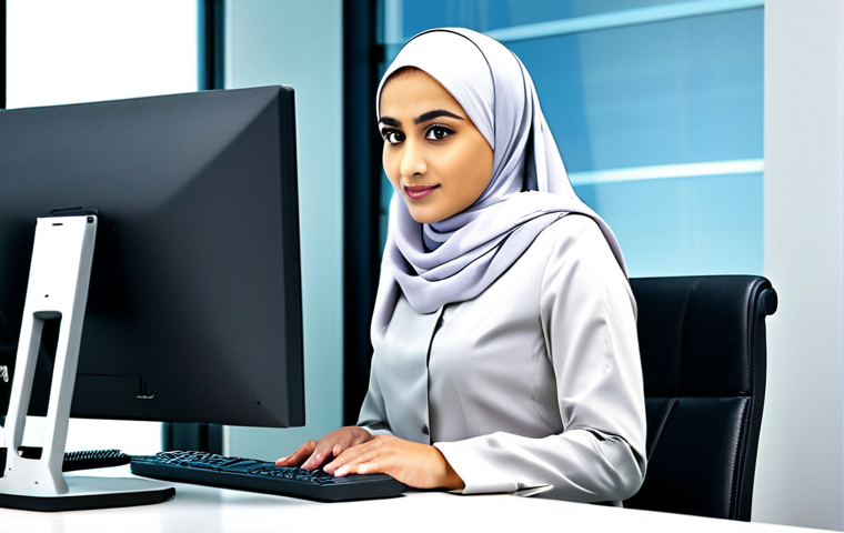 리버스 1999 글로벌 유저 리뷰 - **Prompt 1:** "A professional Arabian businesswoman in a modest, modern hijab and business attire, w...