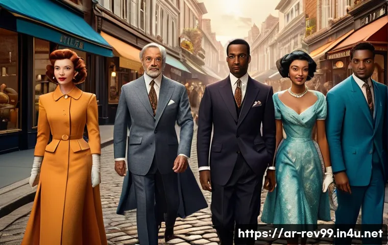 리버스 1999 MMORPG와의 차이점 - **"A group of diverse characters from 'Reverse: 1999', showcasing their unique and elegantly detaile...