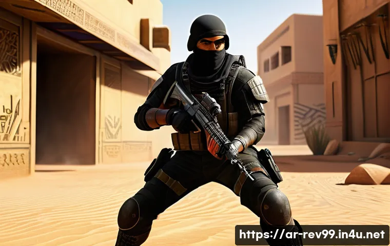 리버스 1999 최고의 아이템 세팅 - A dynamic scene from the video game "Reverse: 1999" showcasing a skilled Arab male warrior dressed i...