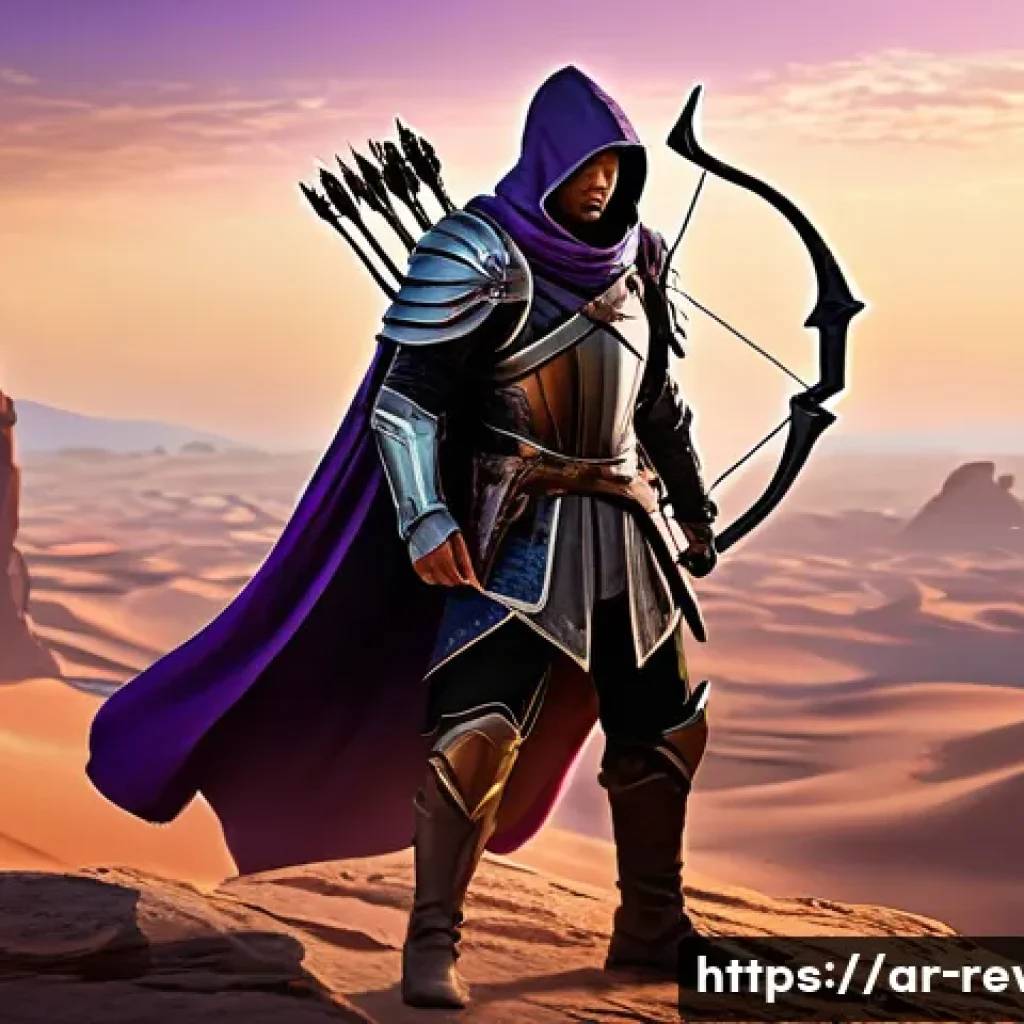 리버스 1999 최고의 PvP 캐릭터 - A dynamic PvP battle scene featuring a swift archer character clad in intricately designed light arm...