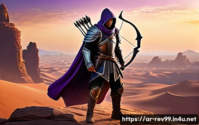 리버스 1999 최고의 PvP 캐릭터 - A dynamic PvP battle scene featuring a swift archer character clad in intricately designed light arm...